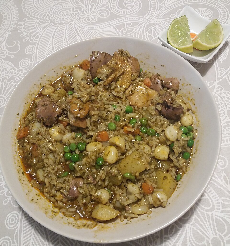 Aguadito de mariscos