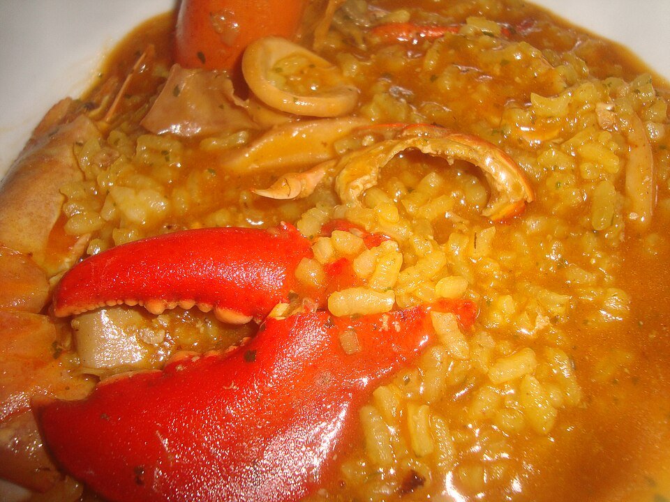 Combo 1 · Arroz con mariscos