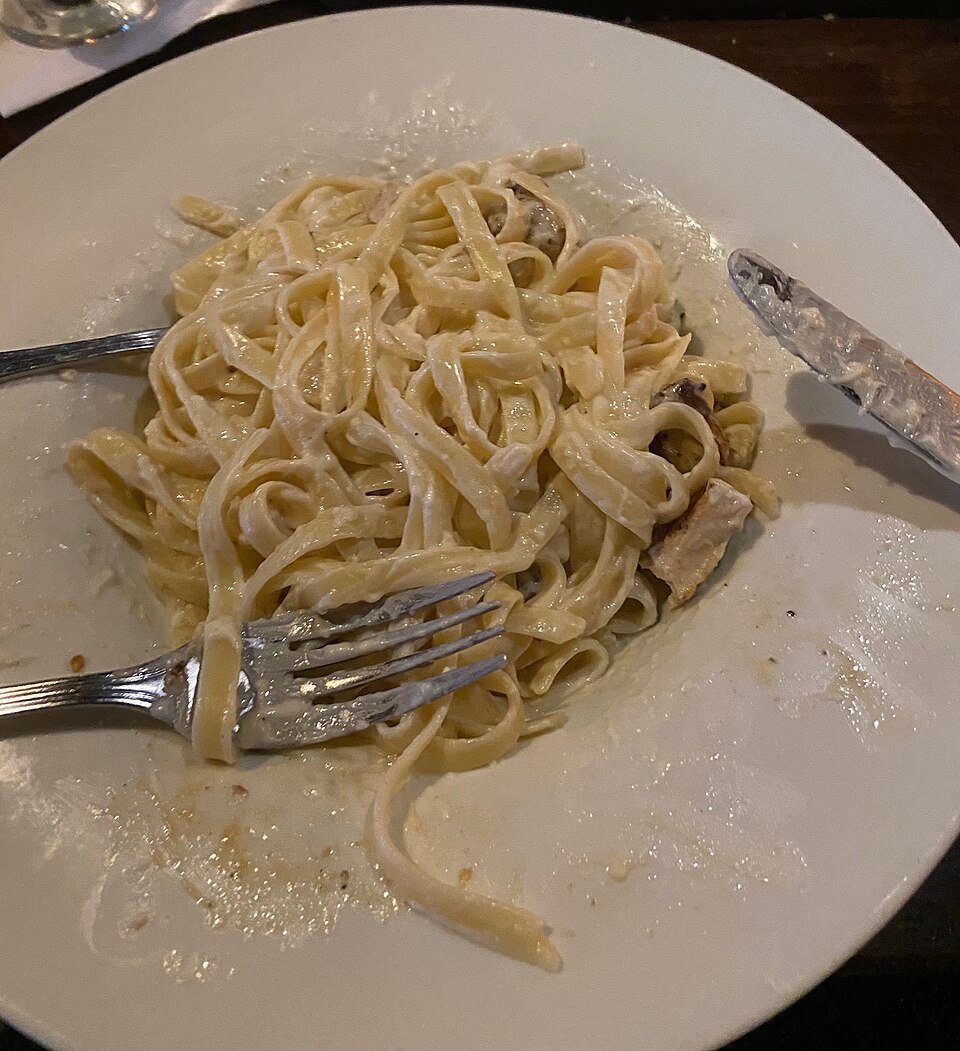 Fetuccini con langostino