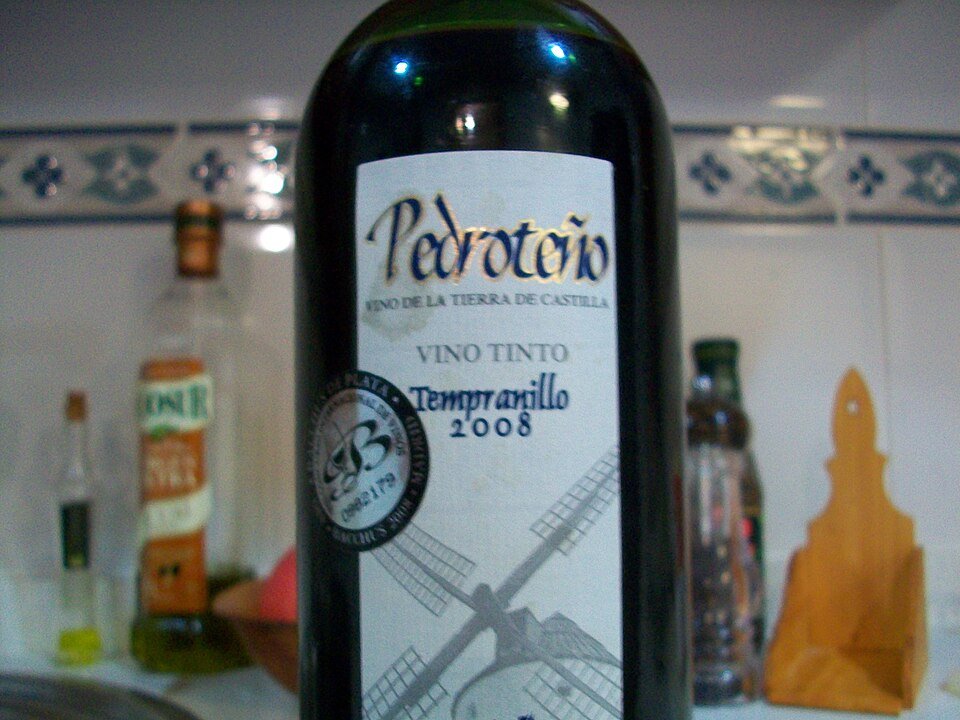 Botella de vino
